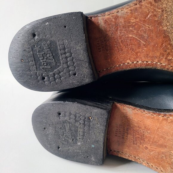 Tony Lama Dark Teal Blue Western Cowboy Boots Size 9.5 - Picture 8 of 12